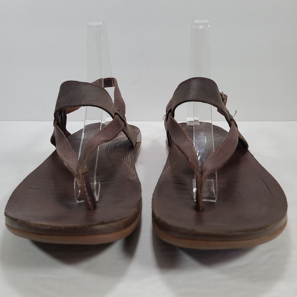 Chaco Maya Java Brown Leather Sandals Women's Siz… - image 3